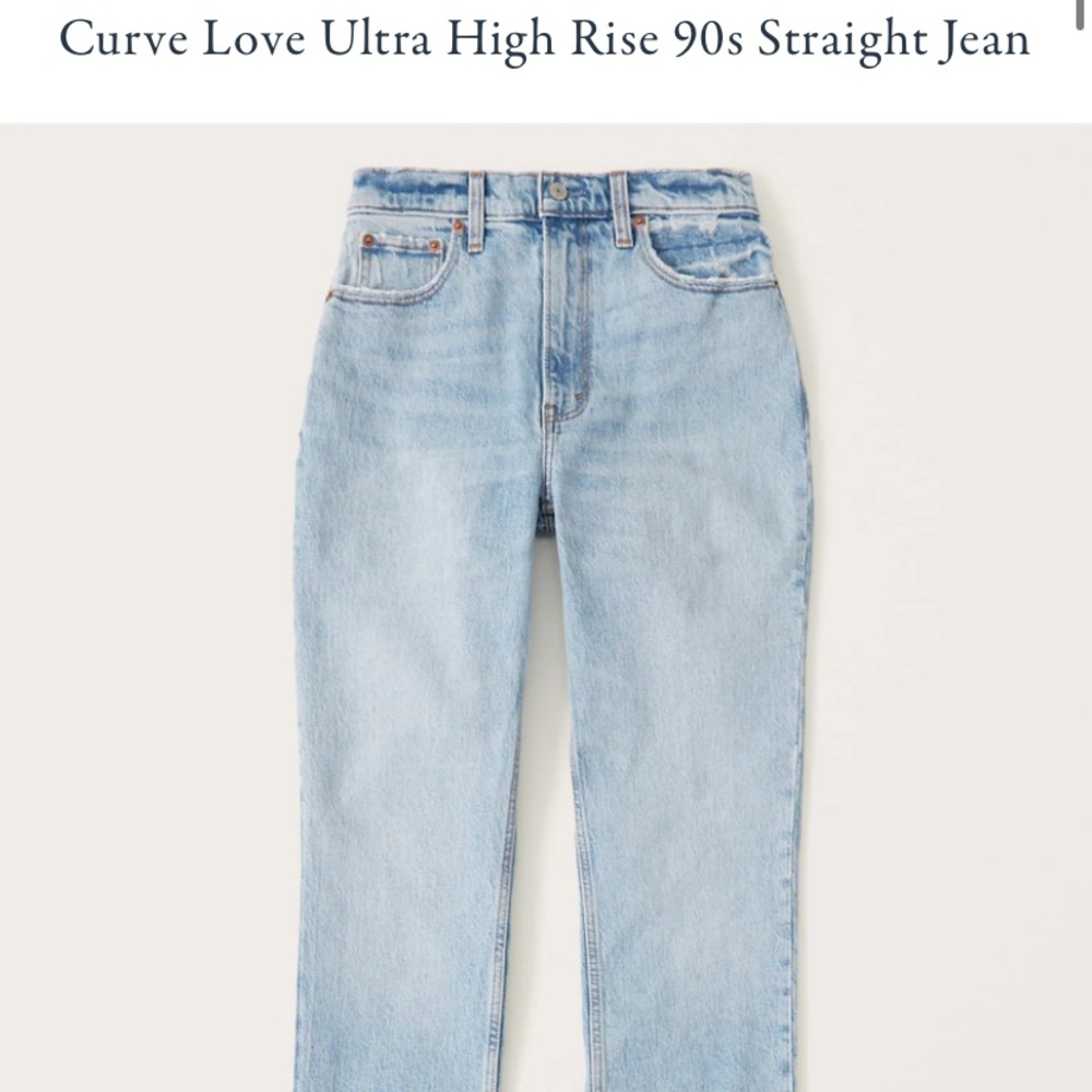 Curve Love Ultra High Rise 90s Straight Jean